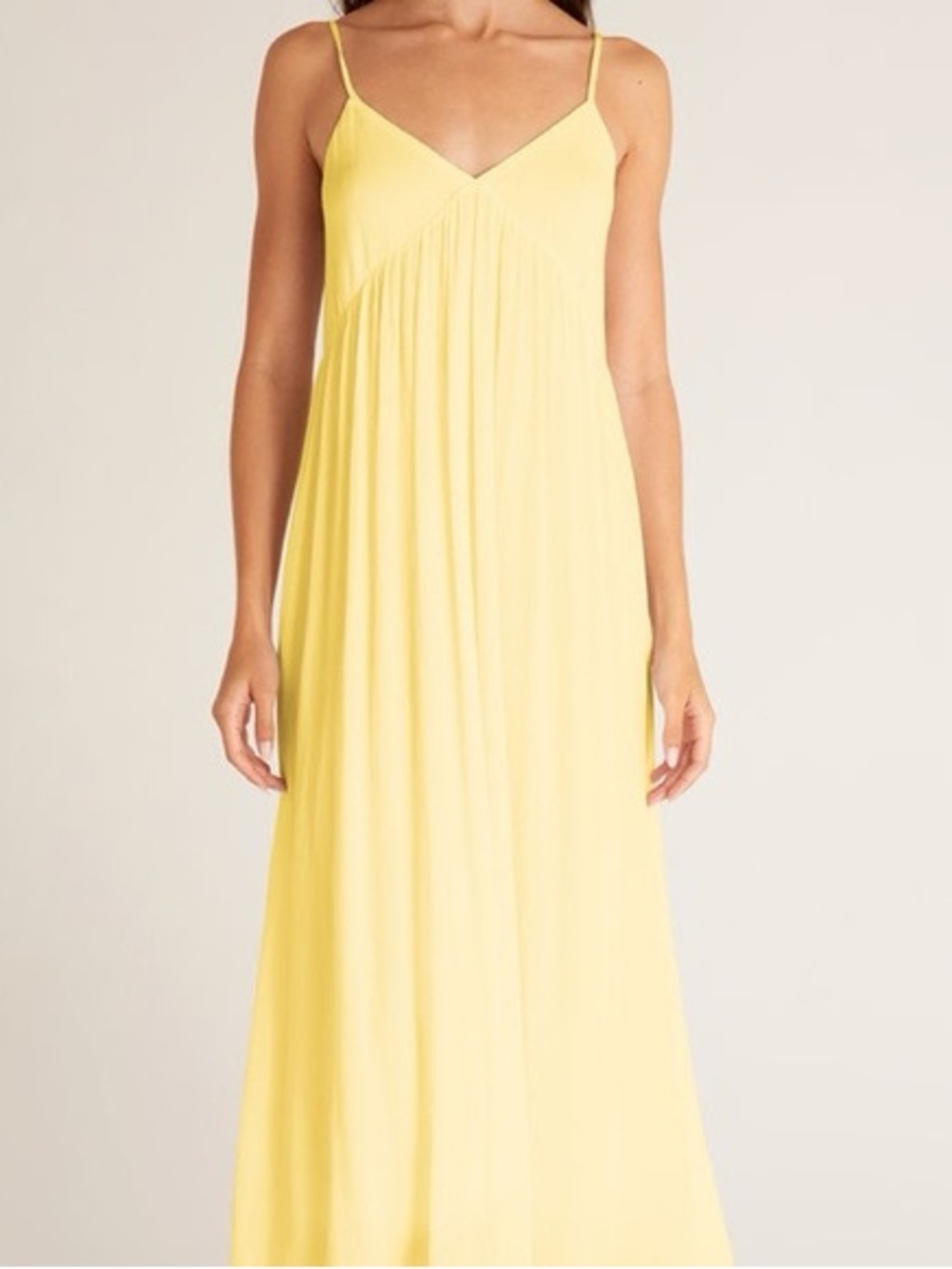 Butter yellow Z Supply Maxi Dress